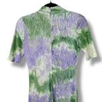Free People Find Me Now Helene Amethyst Tie-Dye Velvet Pleated Midi Dress XS Photo 5