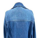 Free People Crop Denim Trucker Jacket In Gemini Wash Size Medium Photo 7