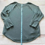 Chaser  Womens Waffle Knit Thermal  Top Button Long Sleeve Tunic Top  XXL… Photo 8