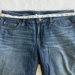 Loft Ann Taylor  Women's Modern Straight Jeans Dark Blue Wash, Size 27 / 4 Photo 4