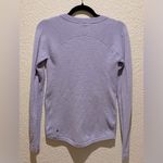 Lululemon Sit in Lotus Sweater Merino Wool Heathered Lilac Purple Size 4? Photo 4