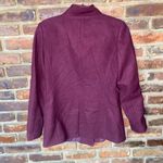 Halogen  Burgundy Wool Blend Wrap Jacket Pea Coat Women's Size Small Photo 5