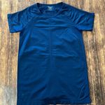 Athleta  Small Womens Navy Seamless Oxygen Tee Photo 0