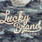 Lucky Brand #1993  Blue Camouflage Tank Top Size XL NWOT Photo 2