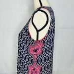 Rose + Olive  Sheath Tank Dress Multicolor Geometric Sleeveless Scoop Size 4 Photo 5