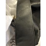 Halston Heritage Women Black Leather Crossbody Shoulder Hobo Suede Bag Purse Photo 6