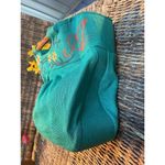 Green Boho Burlap Satchel/Handbag Photo 3