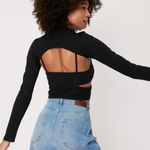 Nasty Gal Cut Out V Neck Top And Arm Warmer Set Photo 1