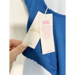 Lilly Pulitzer ‎ Alizee One Piece Swimsuit Size 12 Barton Blue Gold Ring Detail Photo 6