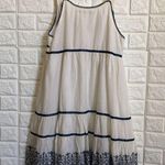 Embroidered tank swing‎ summer dress size White Size M Photo 5