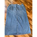 Cotton On  Blake Denim Maxi Skirt Womens 16 Blue Long Jean Skirt NWT western boho Photo 4