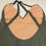 J Crew One Piece Green Swimsuit Full Coverage Criss Cross Back Plus Size 24 NWT Photo 4