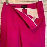 Talbots ‎ size 2p mid rise side zip cropped magenta pants like new Photo 5