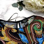 VICI NWOT Boho Paisley Lantern Sleeve Blouse M Photo 1