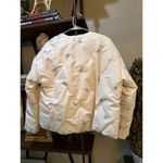 Sleeper  Ukiyo Tie Front Puffer Jacket Flower Print Womens Size XS Photo 9