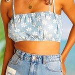Billabong x Wrangler Perfect Pair Floral Print Crop Top NWOT Photo 0