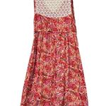 Eyeshadow Women's Orange Paisley Print Hi-Low Sundress Sz M Photo 1