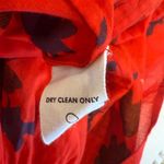 Apiece Apart Amaro Wrap Dress in Red Aster Floral size Medium Photo 8