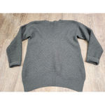 Wilfred Free  Medium 100% Merino Wool Gray/Green Sweater Crewneck Women's Photo 4