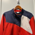 Columbia Women's Lodge Hybrid Pullover Colorblock Retro Outdoor 1/4 Zip M Photo 1