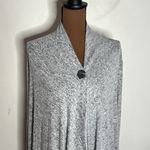 Bobeau One Button Wrap Cardigan plush light grey Sweater size M Photo 5