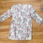 Just In Thyme Vintage Floral Long Blazer Cottagecore Floral Lightweight Blazer Pink Size 10 Photo 1