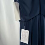 Jenny Yoo NWT  Inesse Chiffon V Neck Maxi Dress in‎ Navy Blue Size 2 Photo 9