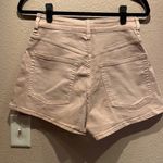 H&M & Denim Khaki Beige Tan Neutral High Waist Curvy Jean Shorts Denim Shorts Size 4 Photo 5