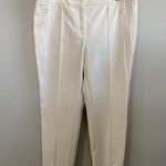 Escada Off White Pleat Career Office Trouser Pants Pockets Womens Size 44/ US 14 Photo 10