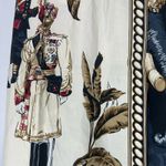 Mondi Wrap Skirt Size 38 Majestic Collection Elephant Print RARE Vintage Tan Photo 2