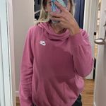 Nike Pink Turtleneck Hooded Sweatshirt Photo 0