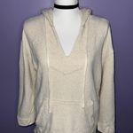 James Perse Cream 3/4 Sleeve Sweatshirt Photo 3