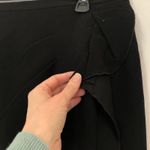 Tahari  Black Ruffled Pencil Skirt Knee Length Womens 10 Dark Academia Classic Photo 1