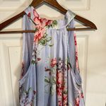 Lulus NWT  Floral Halter Top Swing Dress Tie Back Lined Size Small Photo 1