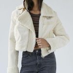 Urban Outfitters NWT BDG Salem Cream Corduroy Sherpa Jacket Photo 0