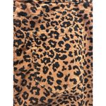 BLANKNYC The Bond Mid Rise Skinny Corduroy Leopard Print Pants Women's Size 33 Brown Photo 6