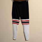 Bombshell sportswear Bombshell Thigh High Retro Sock Legging Red Black White- Size XS Photo 3