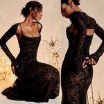 House Of CB  'Artemis' Black Lace Maxi Dress‎ NWOT size XL Photo 0