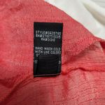 AGB coral gauze sleevwlwss dip dye tunic button down size xl Photo 7