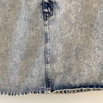 Palmetto's Vintage 1980s Acid Wash High Rise Denim Mini Skirt size 9 Blue Photo 7