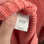 J. Jill Coral‎ Knit Sweater Tunic Top, Medium, Long Sleeve, Casual Everyday Pink Photo 8