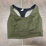 Free People FP Movement Light Synergy Crop Top Bra Secret Moss Green Large Photo 9