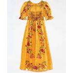 Farm Rio yellow midi dress NEW Photo 1