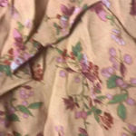 A loves A NWT WOMENS SZ XS DRESS RUFFLED RUST AND WINE FLORAL DESIGN Photo 9