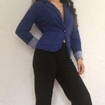 kim rogers Preppy Blue Blazer Photo 1