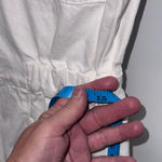 We The Free  White Denim Jumpsuit Women's Size Large Photo 1