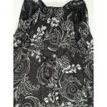 VTG Lingerie Sheer Slip M Mini Dress 90 Paisley Flower Fairy Goth Lace Coquette Size undefined Photo 3