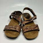 Aerosoles  snake skin wedge sandals size‎ 8.5 Photo 1