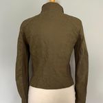 Andrew Marc Marc By Green Faux Leather Moto Jacket Photo 5
