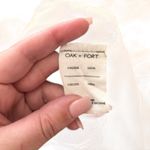 OAK + FORT Buttoned Shirt Mini Dress Tan‎ Small Tan Photo 3